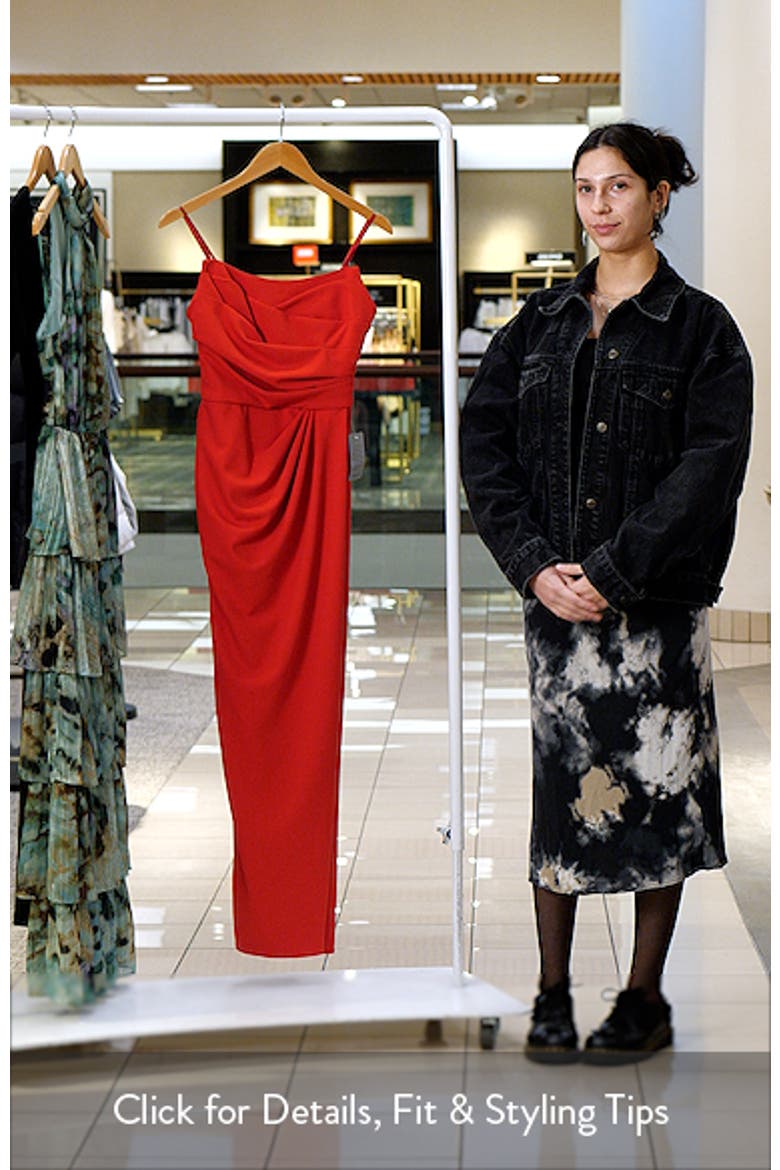 Strapless Scuba Crepe Gown. video