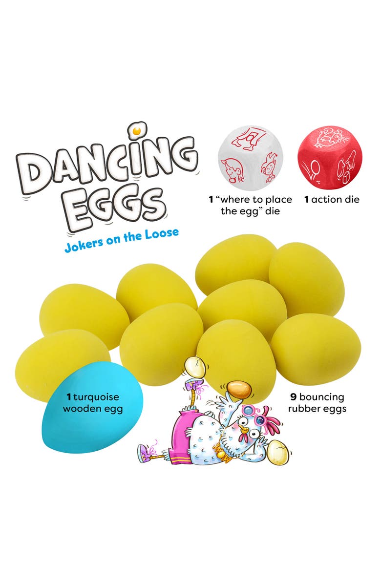 HABA Dancing Eggs  Active Kids Game, Alternate, color, Multi