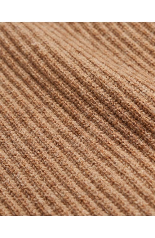 Billy Reid Fisherman Rib Half Zip Wool Sweater In Neutral