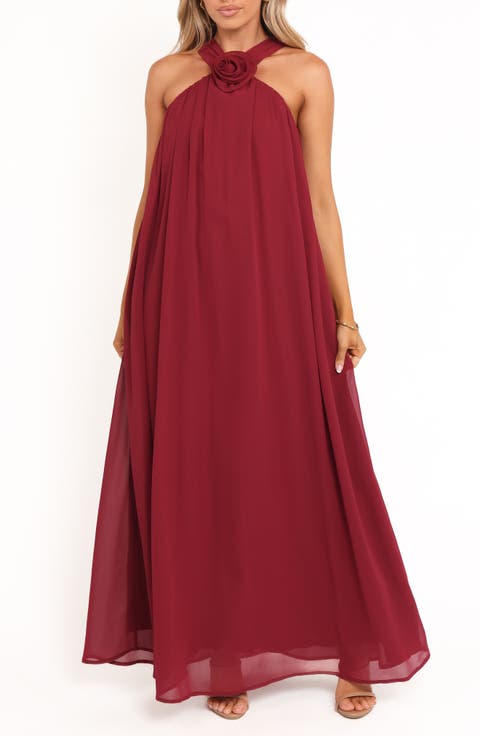 Melba Rosette Maxi Dress