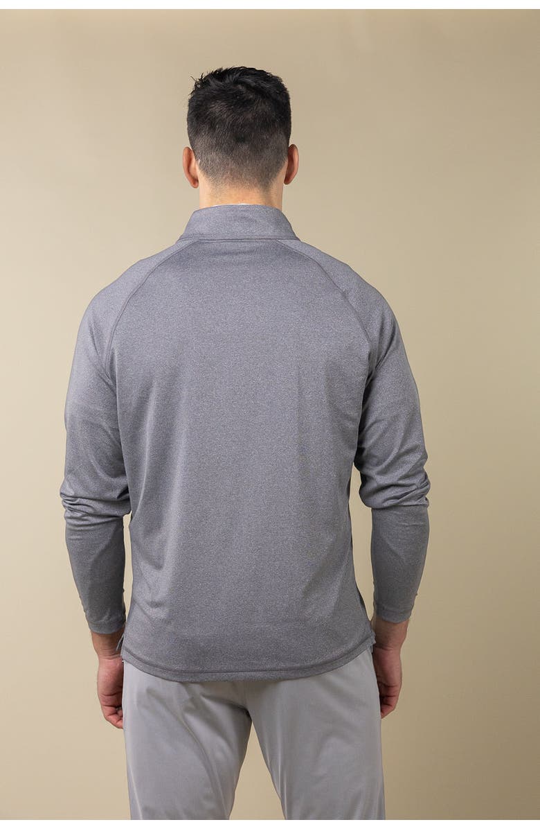 ASHWORTH GOLF Ace Raglan 1/4 Zip, Alternate, color, Asphalt