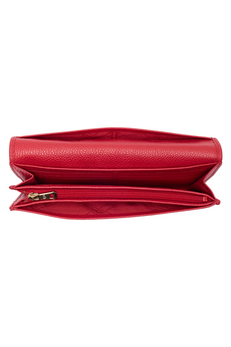 Le Foulonne Leather Continental Wallet, Alternate, color, LOVE