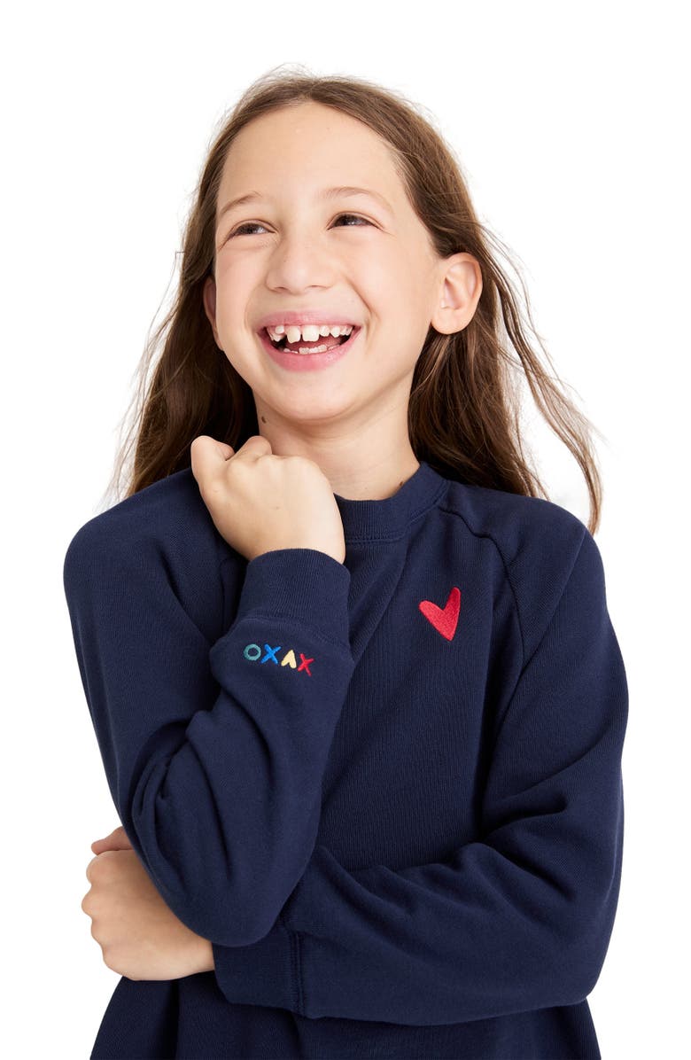 Primary Kids Embroidered Sweatshirt, Alternate, color,