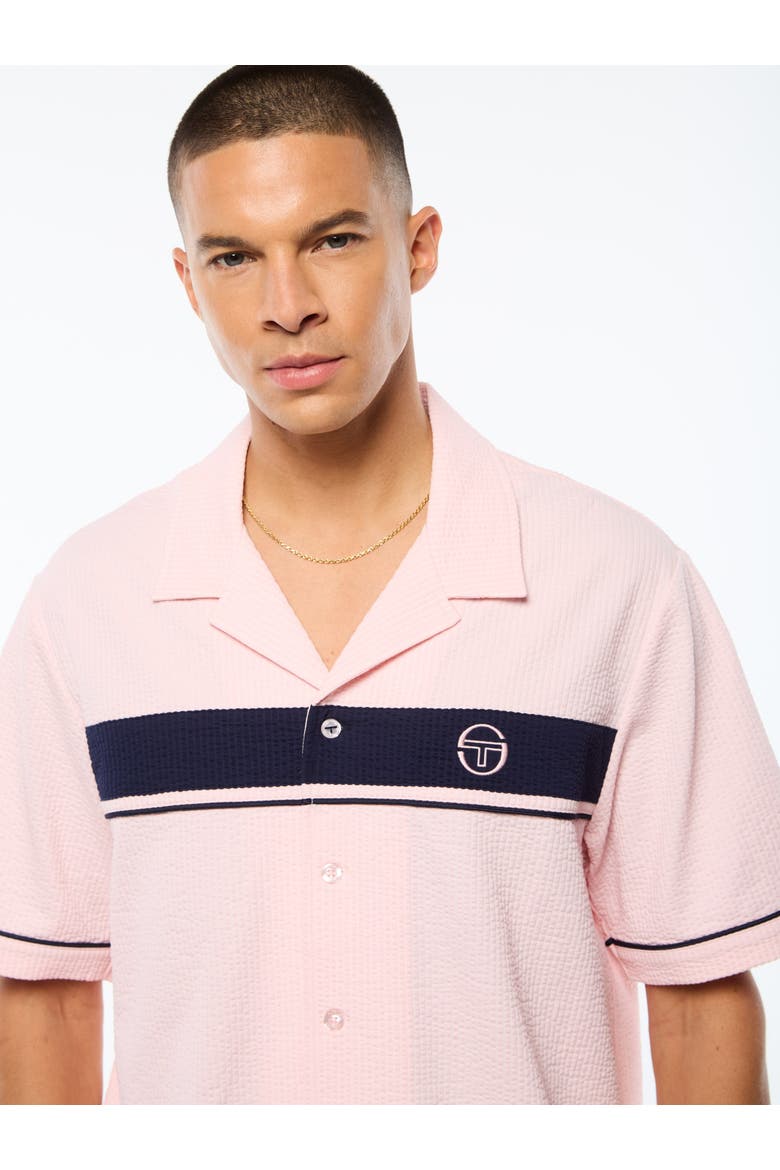 Annata Cabana Shirt, Alternate, color, BARELY THERE