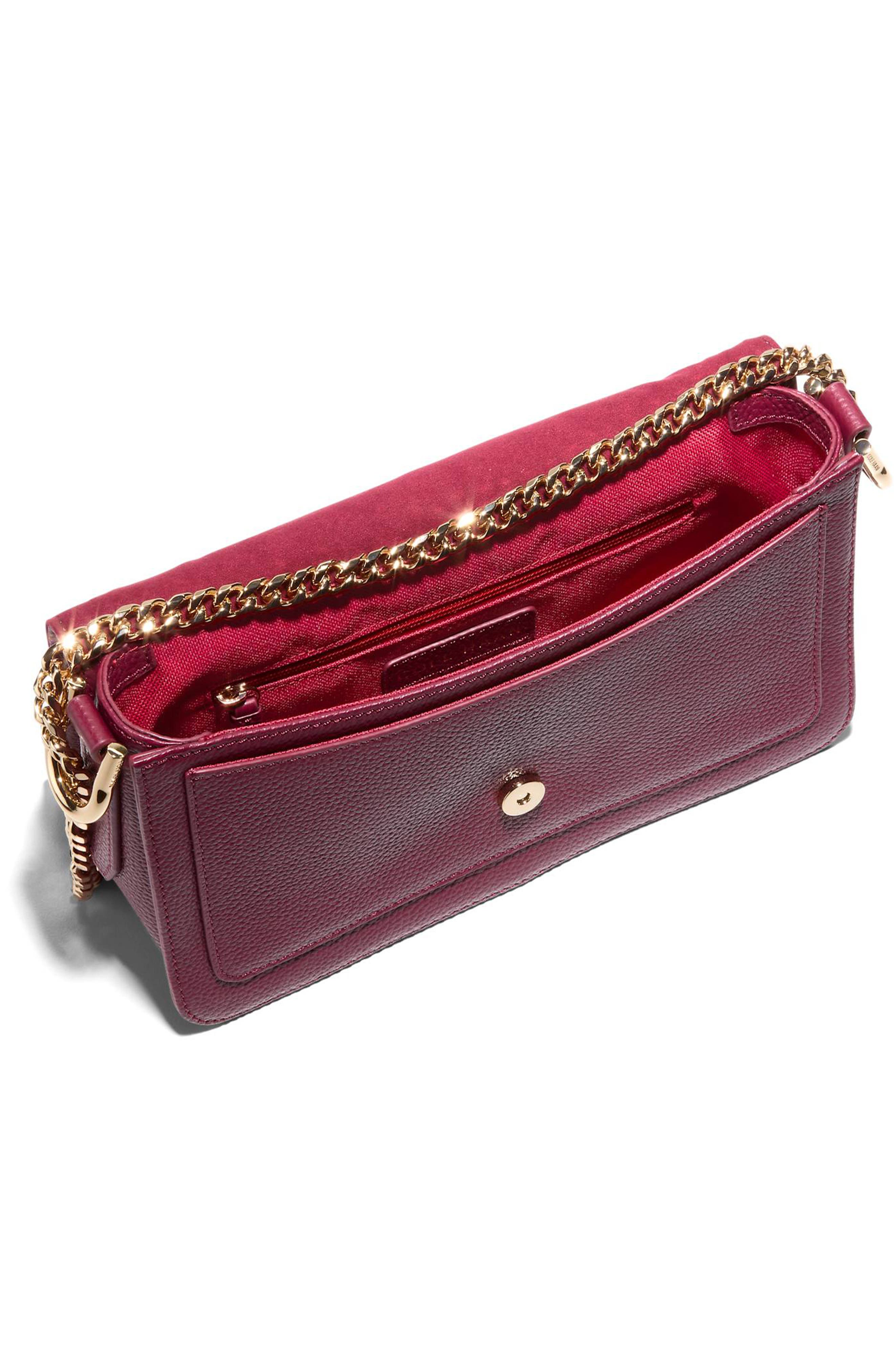 Cole Haan Daniella Leather Chain Shoulder Bag, Alternate, color, 