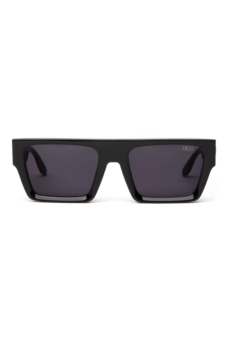 Slick 55mm Shield Sunglasses, Main, color, BLACK / DARK SMOKE