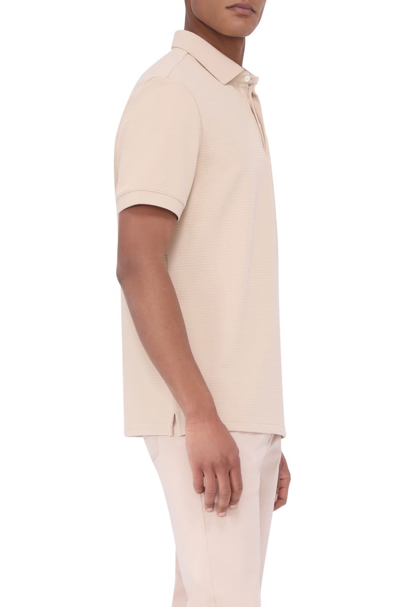 Bugatchi Textured Polo, Alternate, color, Desert