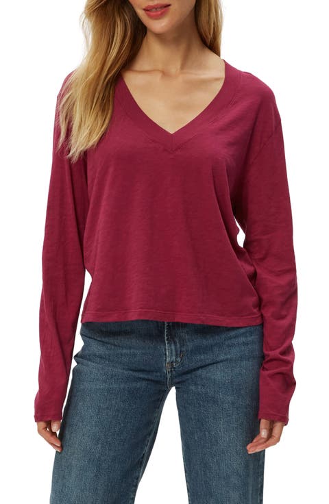 Brea V-Neck Supima Cotton Top