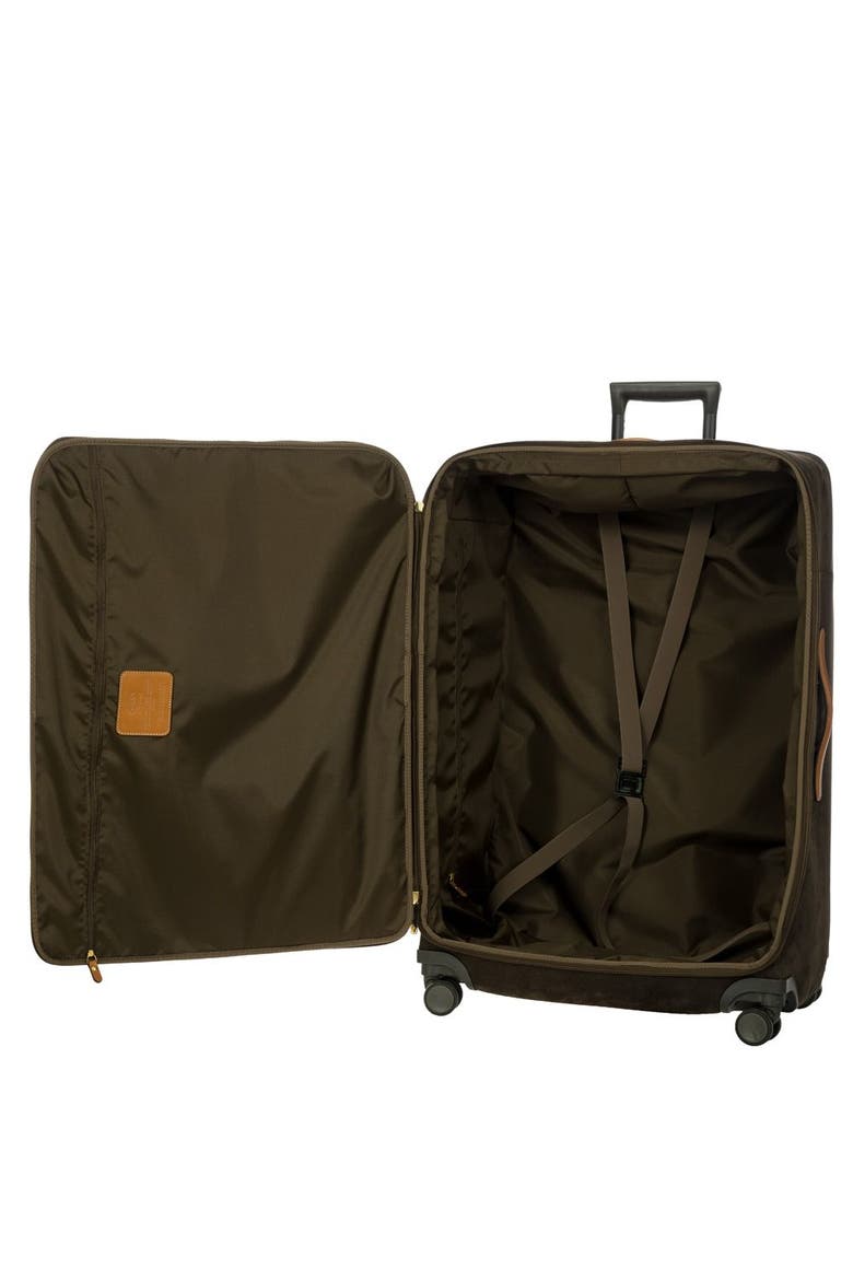 Life Softside 32" X-Large Checked Compound Spinner Luggage, Alternate, color, Olive