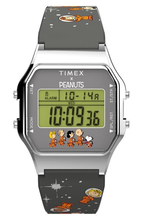 x Peanuts® T80 Space Collection Resin Strap Watch, 34mm