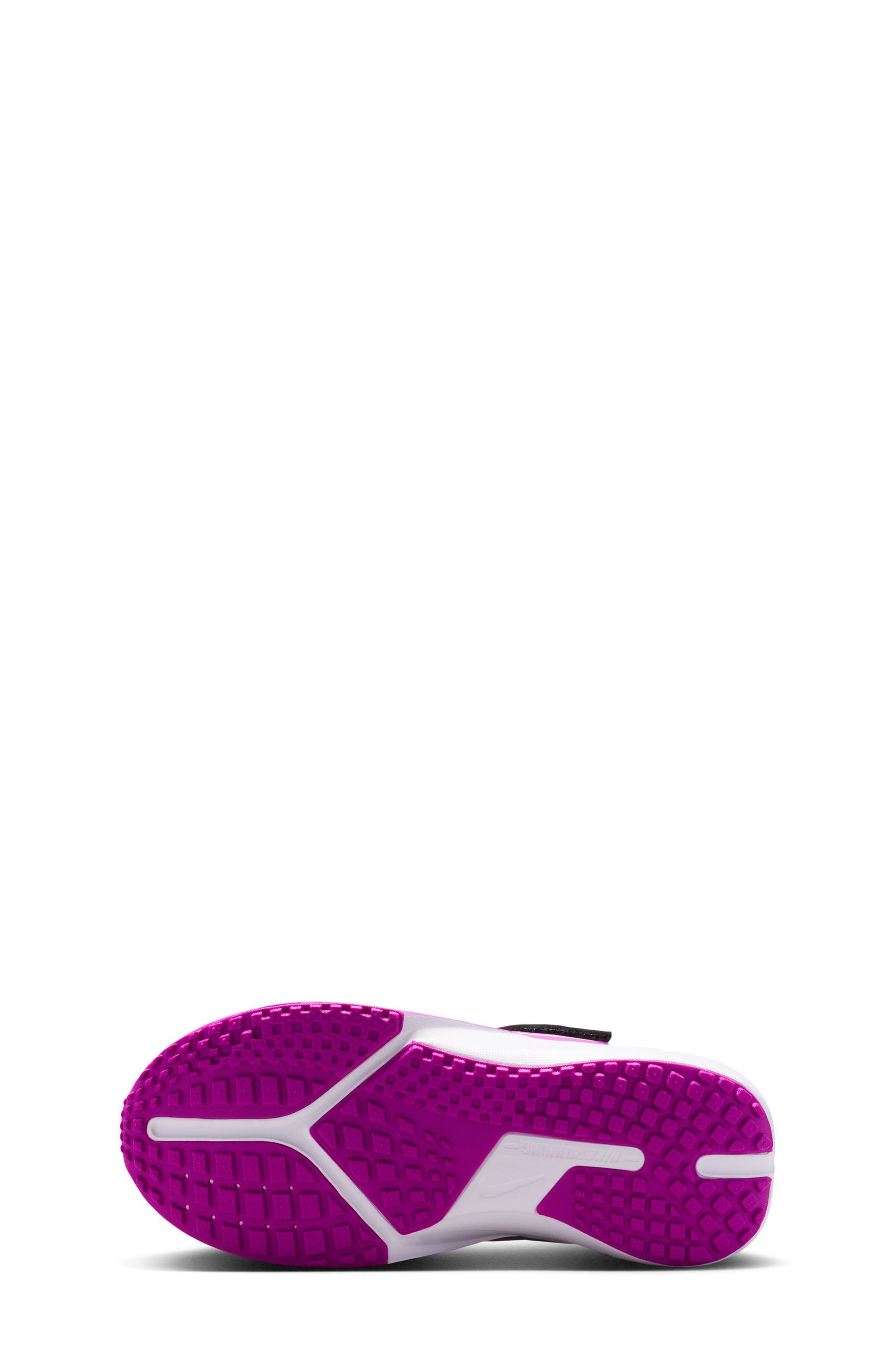 Nike Kids' Sonic Fly Running Shoe, Alternate, color, Black/ Silver/ Vivid Purple