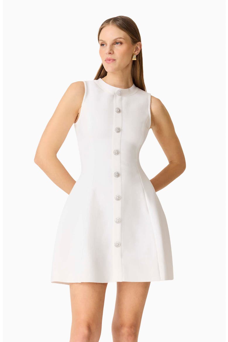 Opline Tulip Minidress, Alternate, color, WHITE