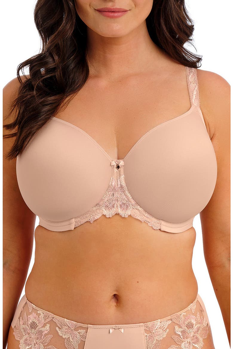 Magdalena Underwire Molded Spacer Bra, Main, color, NATURAL BEIGE