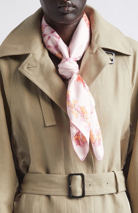 Eden Print Silk Scarf
