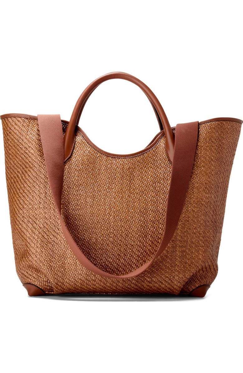 Cole Haan Amagansett Raffia Tote, Alternate, color, Natural Tan