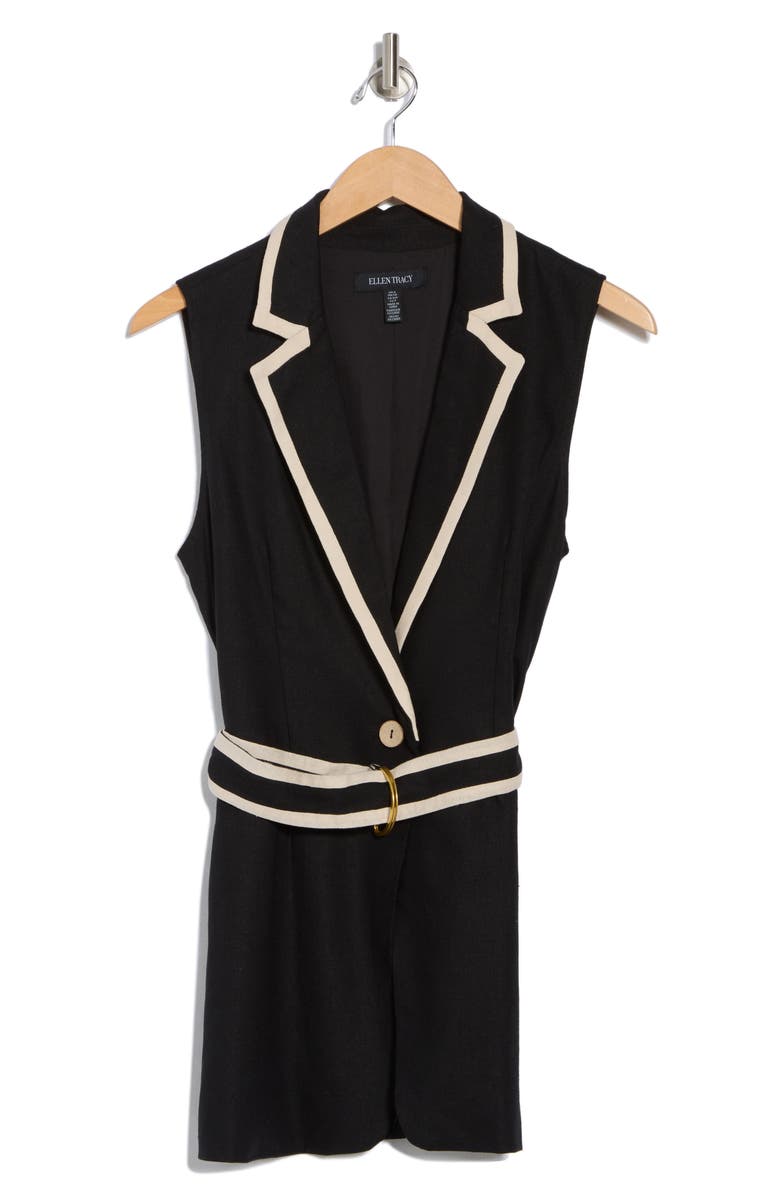 Belted Longline Vest