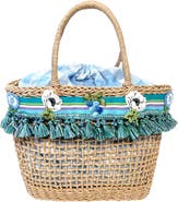 Anna Sui Raffia Tassel Bag
