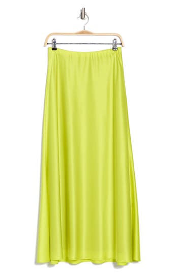 Rag & Bone Samantha Maxi Skirt In Limegreen