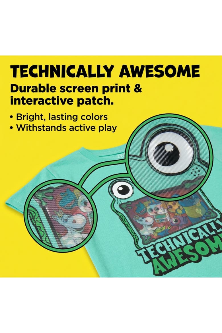 Toy Story Holographic Short Sleeve T-Shirt, Alternate, color, Toy Story Mint Green