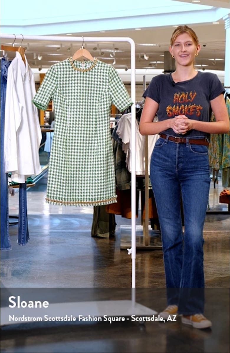 Cher Fringe Tweed Minidress, sales video thumbnail