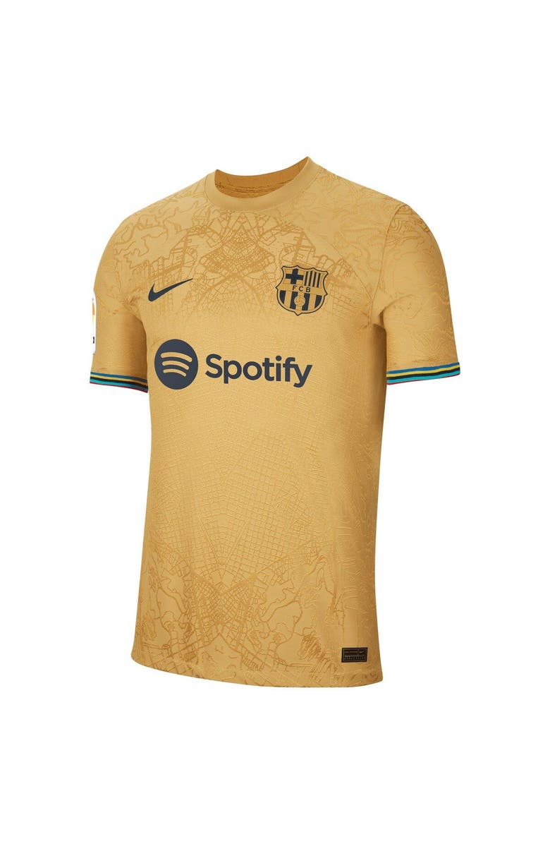 Nike Men's Nike Ansu Fati Yellow Barcelona 2022/23 Away Vapor Match Authentic Player Jersey, Alternate, color, 