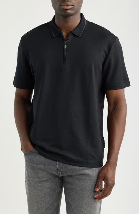 Piano Quarter Zip Polo