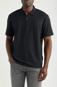 BOSS Piano Quarter Zip Polo