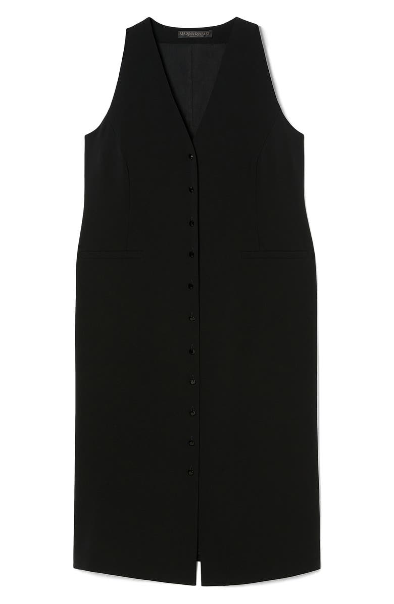 Marina Rinaldi Maresca Sleeveless Dress, Alternate, color, Black