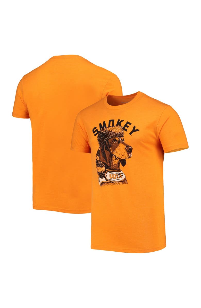 HOMEFIELD Men's Homefield Heathered Tennessee Orange Tennessee Volunteers Vintage Team T-Shirt, Main, color,
