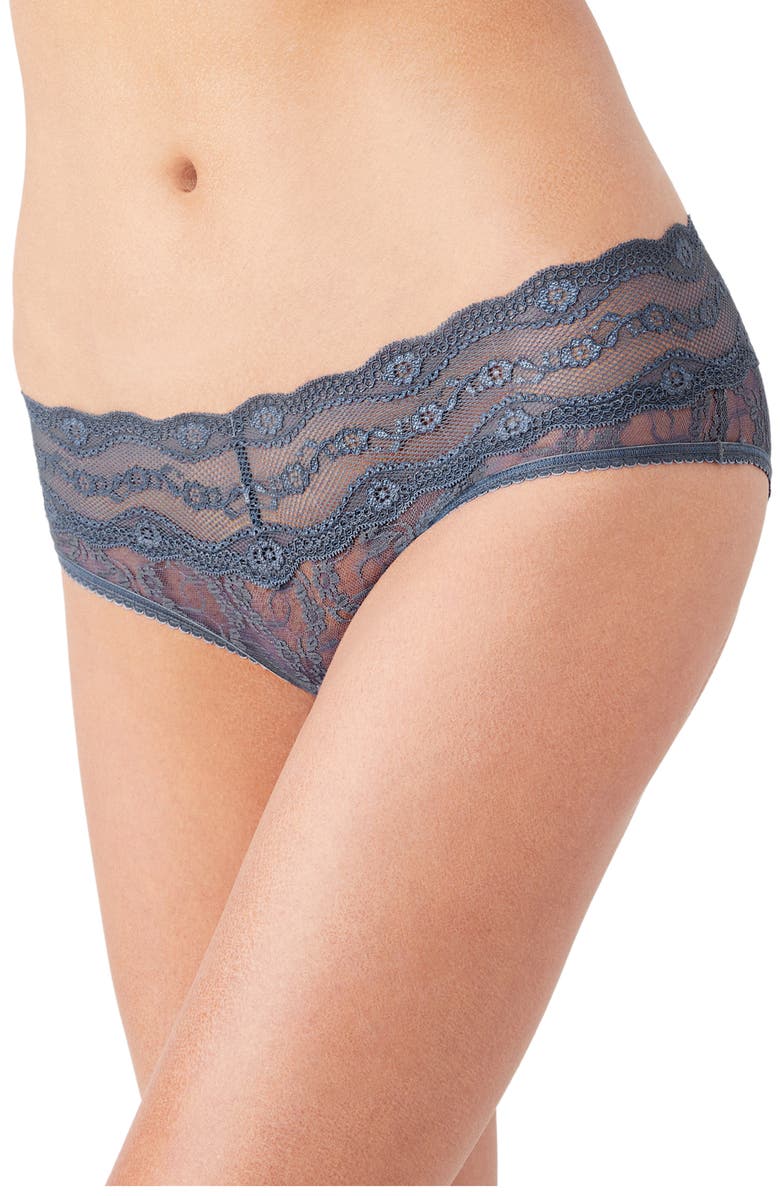 b.tempt'd by Wacoal 'Lace Kiss' Hipster Briefs, Alternate, color,