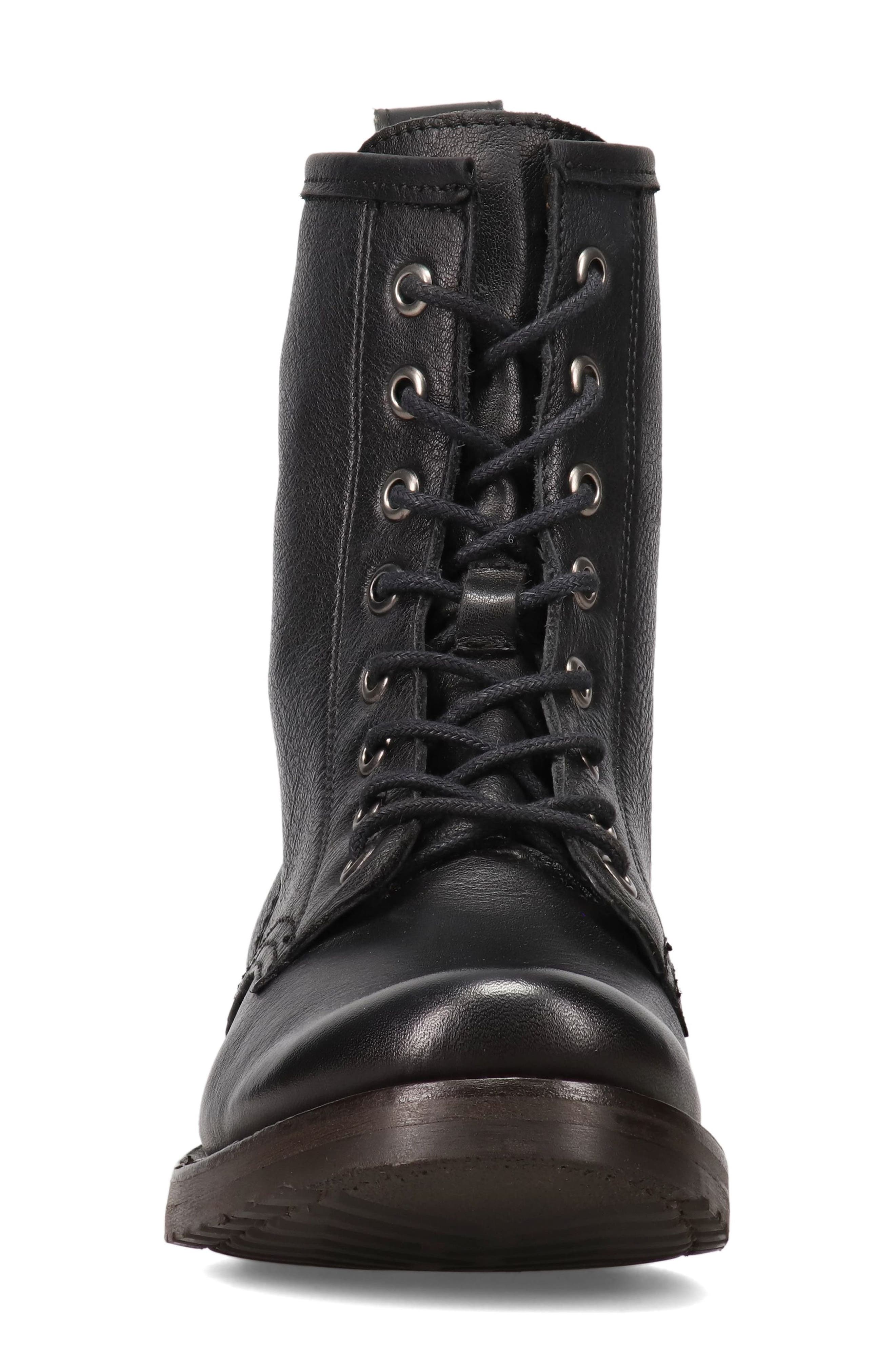 Frye Veronica Flex Combat Boot, Alternate, color, Black - Cubana