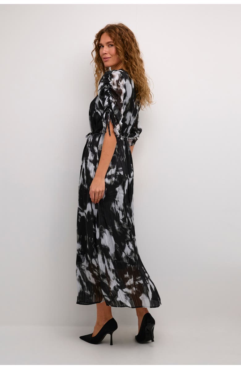 Kaffe Kalifa Chiffon Half Sleeves Maxi Dress, Alternate, color, 