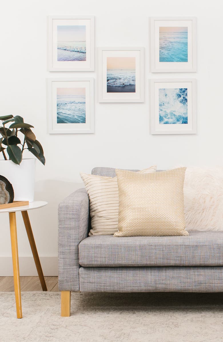 Deny Designs Ocean Five-Piece Gallery Wall Art Print Set, Alternate, color, 