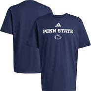 adidas Men's adidas Navy Penn State Nittany Lions Wordmark Cotton T-Shirt