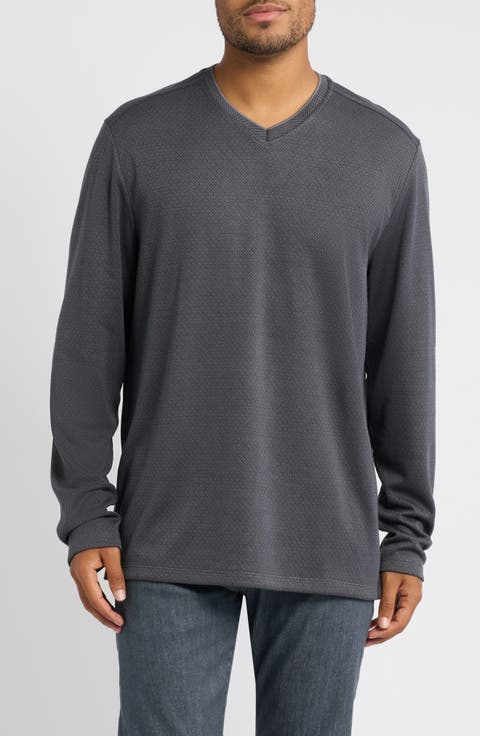 Keyport Diamond Long Sleeve V-Neck IslandZone® T-Shirt