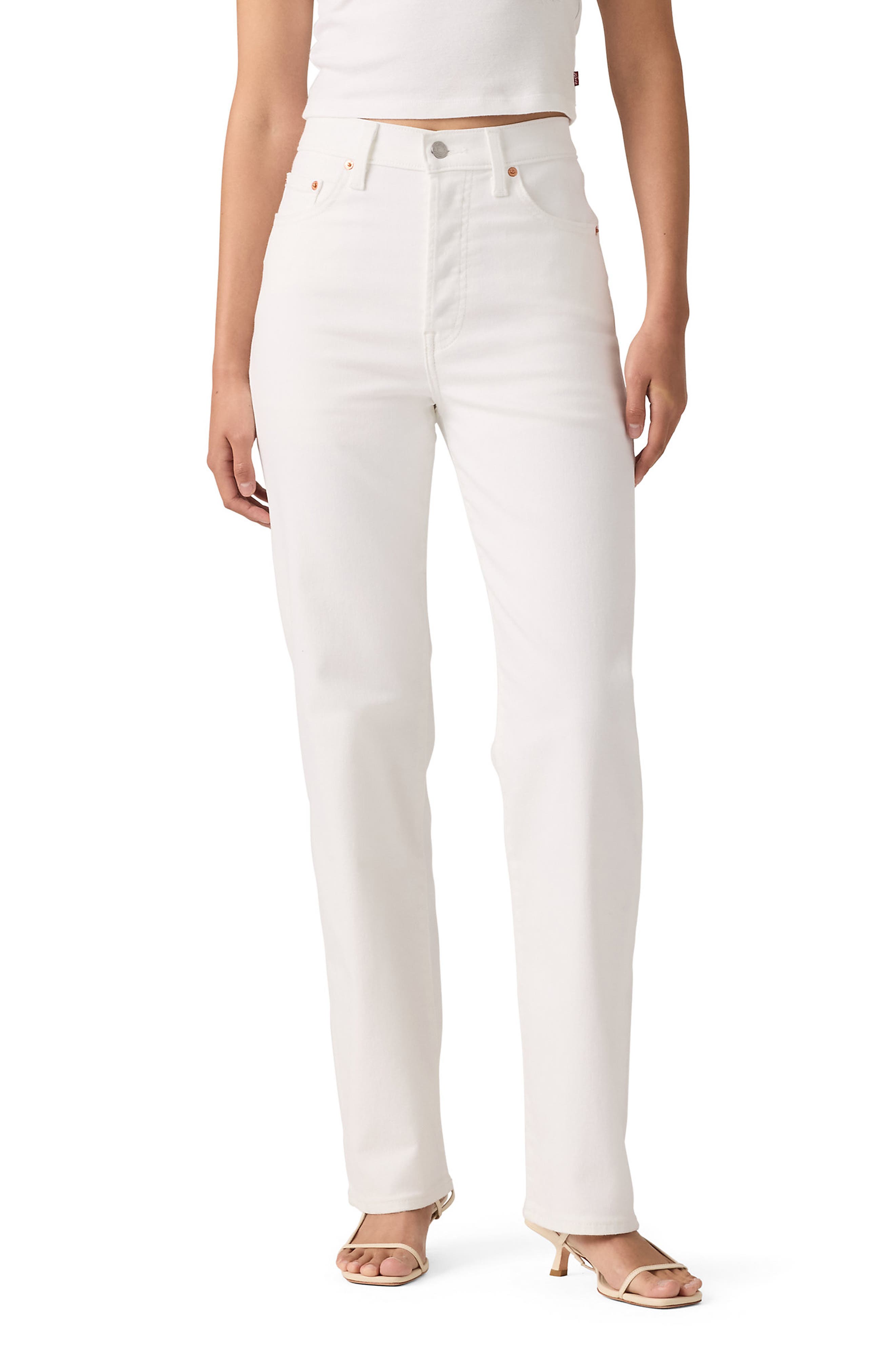 Levi's Ribcage High Waist Straight Leg Jeans