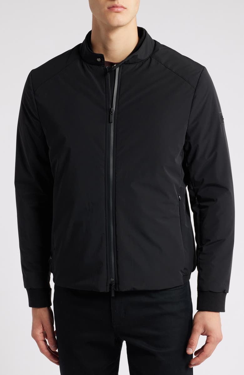 Robert Barakett Loon Lake Zip Jacket, Alternate, color, Black