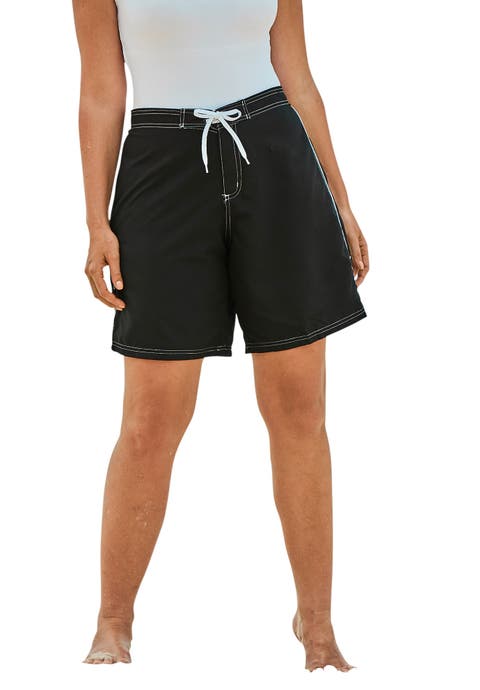 Contrast-Trim Long Boardshort