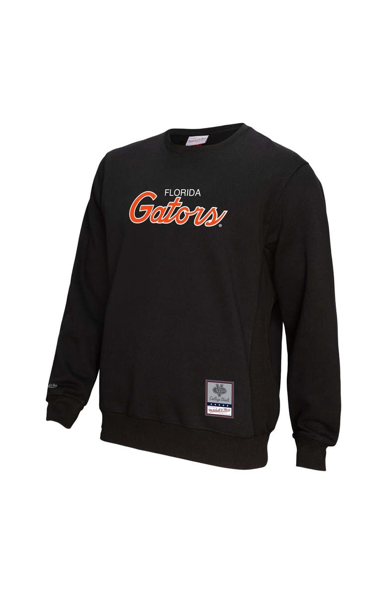 Mitchell & Ness Men's Mitchell & Ness Black Florida Gators Elite Script Pullover Sweatshirt, Alternate, color, Black