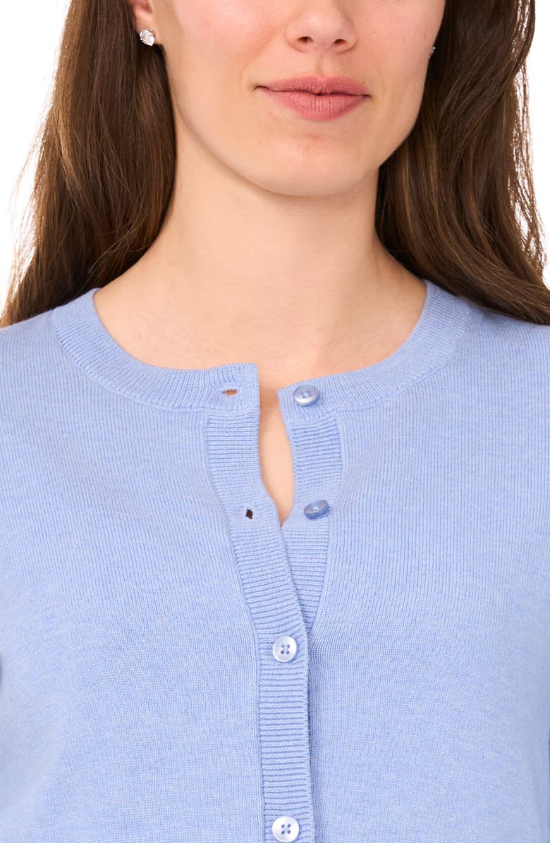 Halogen<sup>®</sup> Crewneck Cardigan, Alternate, color, Forever Blue