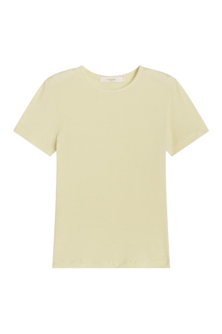 Short Sleeve Knit Top, Alternate, color, Yellow