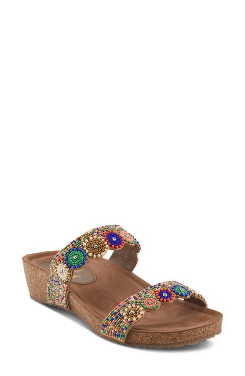 Bahama Embellished Slide Sandal (Women)