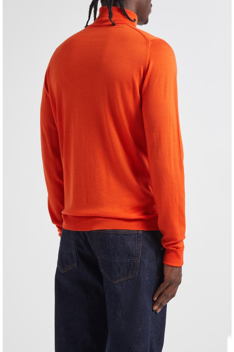 Richard Turtleneck Merino Wool Sweater, Alternate, color, HARDWICK ORANGE