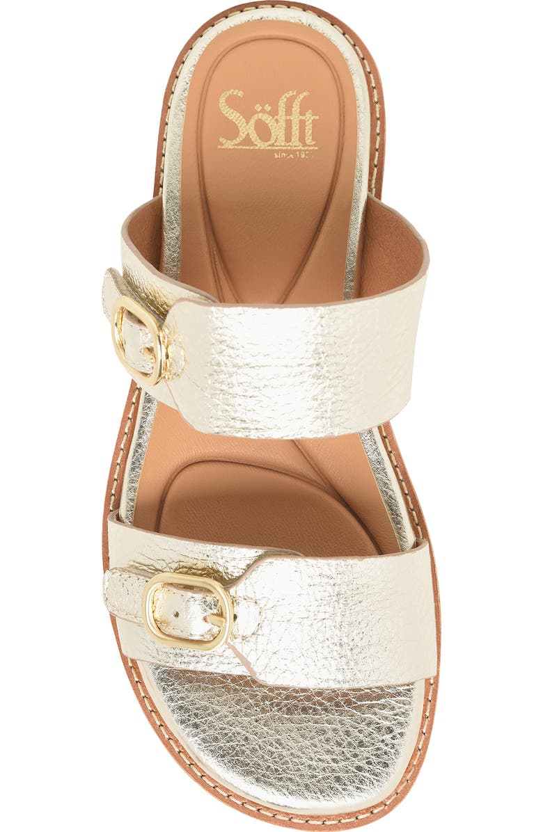 Söfft Noella Slide Sandal, Alternate, color, Platino