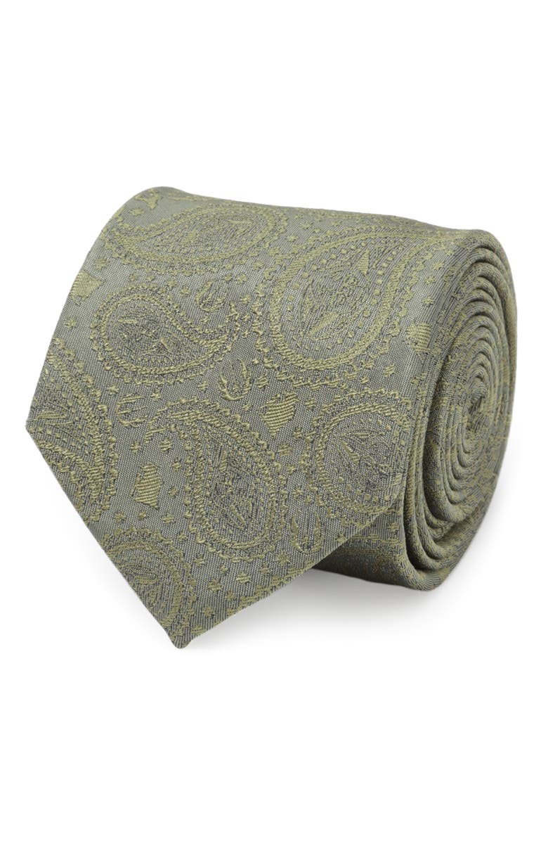 Cufflinks, Inc. Star Wars<sup>™</sup> - Yoda Paisley Silk Tie, Alternate, color, Green