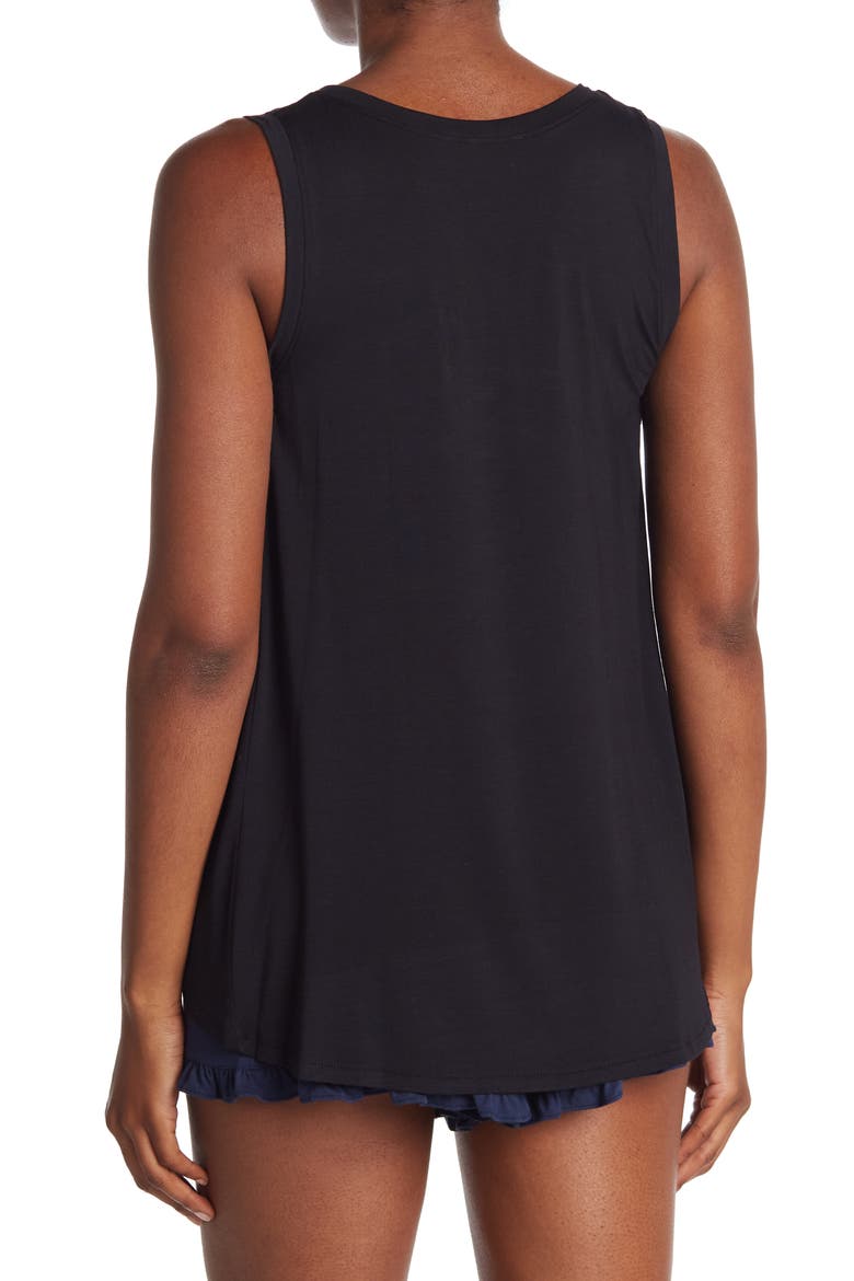 Josie Tees Swing Tank, Alternate, color, BLACK