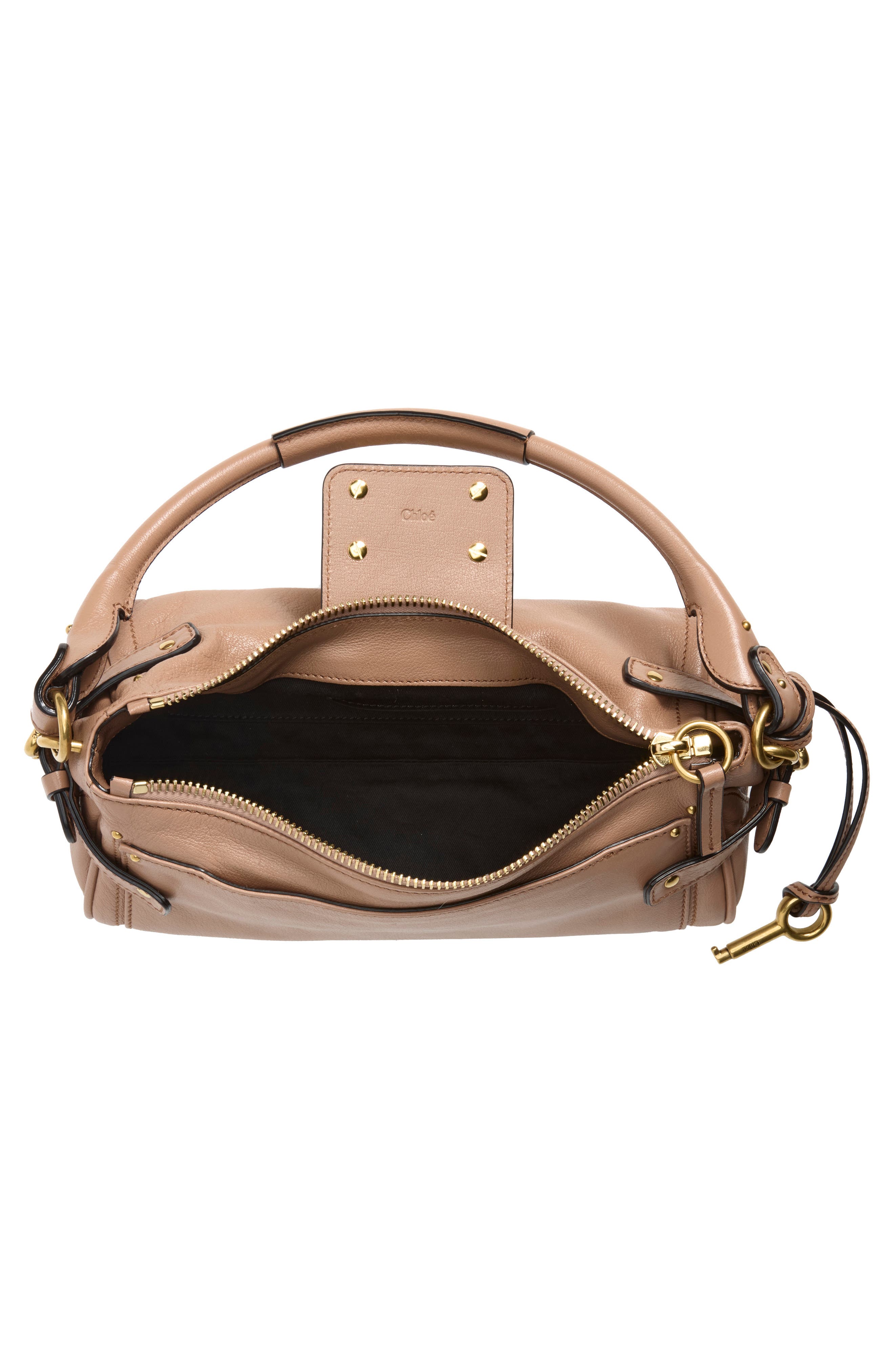 Paddington Leather Shoulder Bag, Alternate, color, TAWNY BROWN