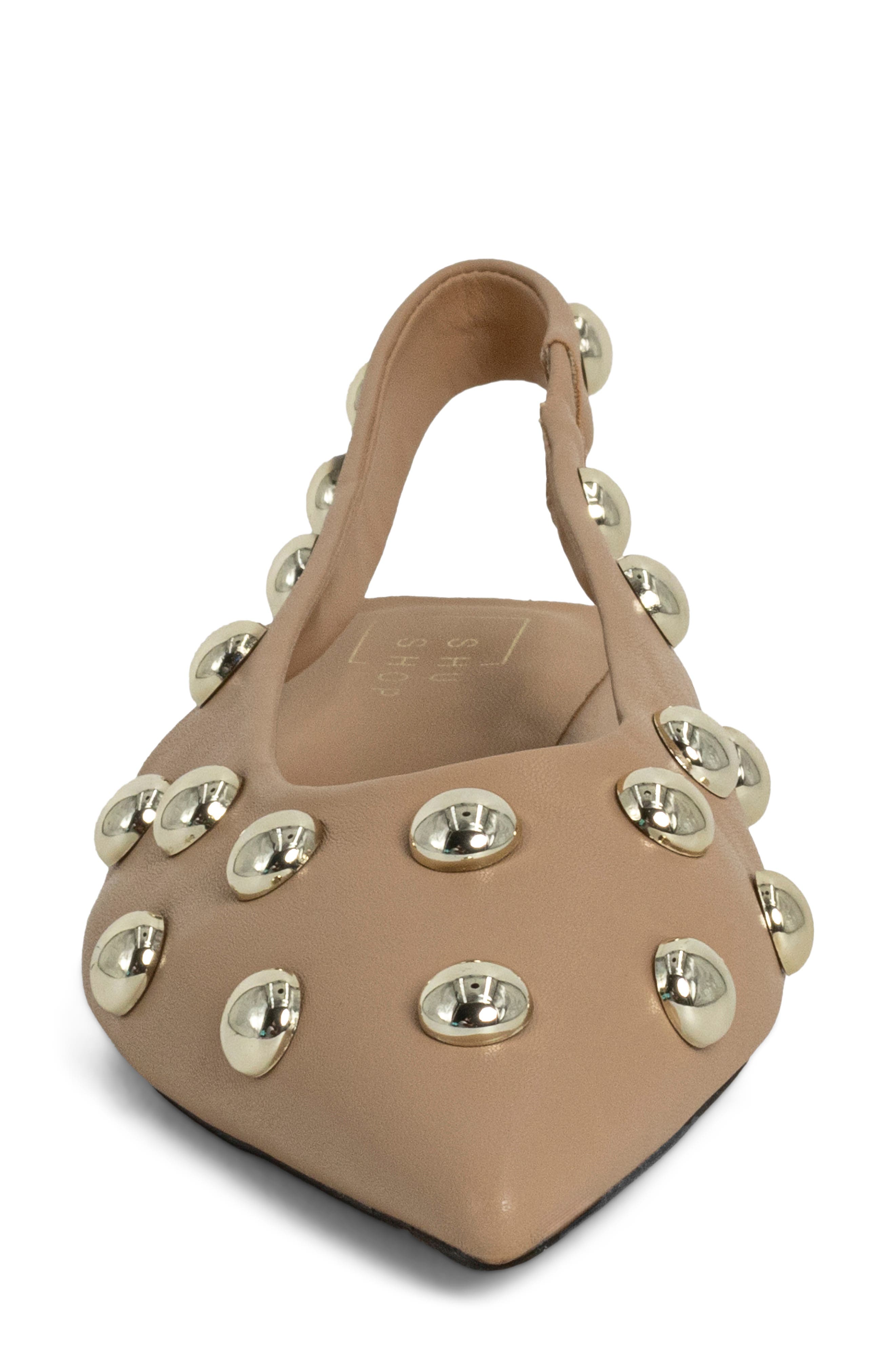 Arizona Slingback Flat, Alternate, color, NUDE