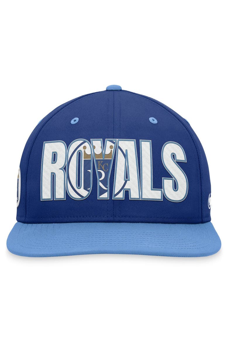 Men's Nike Royal Kansas City Royals Cooperstown Collection Pro Snapback Hat, Alternate, color, Royal
