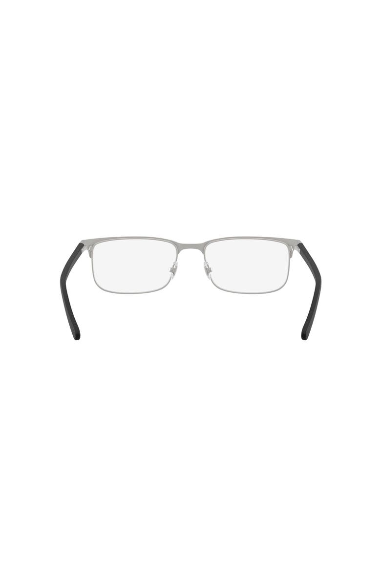 55mm Rectangle optical glasses, Alternate, color, Silver